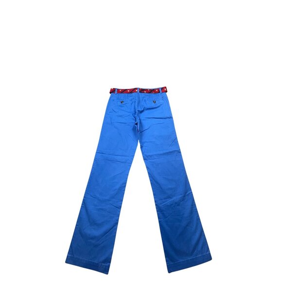 Tommy Hilfiger Belted Boy SZ 20 Blue Chinos Red Belt W30 L29 T855032 Dress Pants - Picture 2 of 14